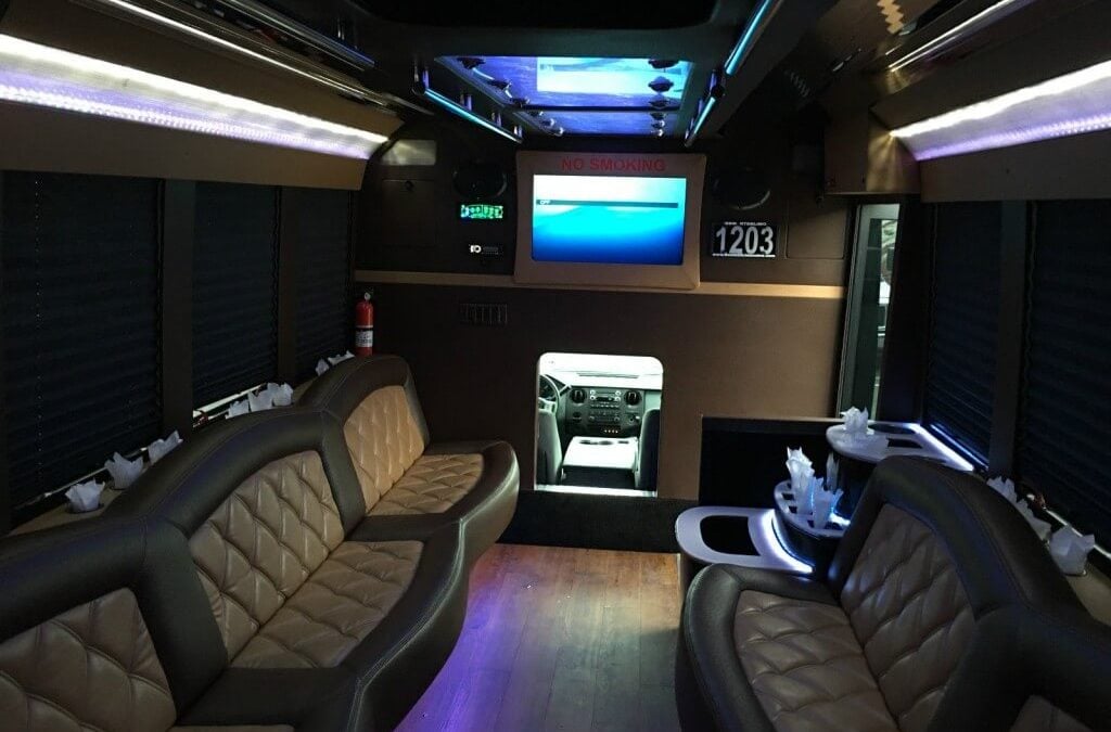Interior of Party Bus